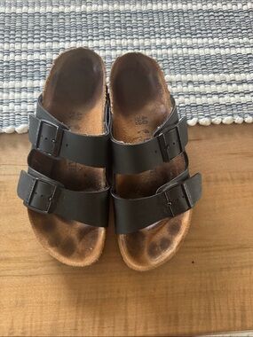 Birkenstock Two-Strap Sandals in Black-women